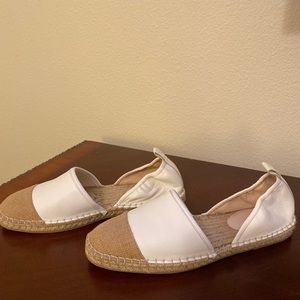 Gorgeous white and Linen Cole Haan Shoes